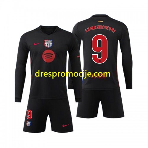 FC Barcelona Robert Lewandowski 9 Dres Dječji Gostujući 2024/2025 Dugim Rukavima FC Barcelona Robert Lewandowski 9 Dres Dječji Gostujući 2024/2025 Dugim Rukavima